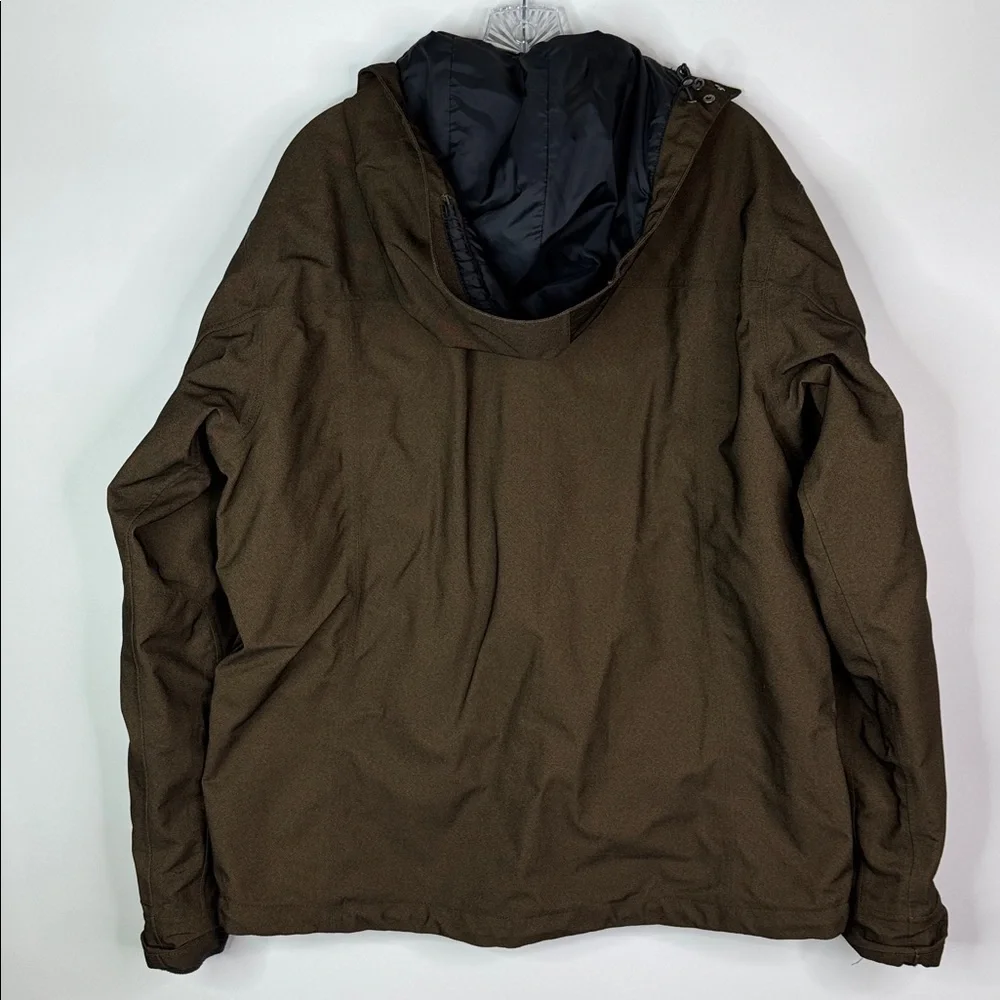 REI E1 Brown Rain Windbreak Jacket Size Large
